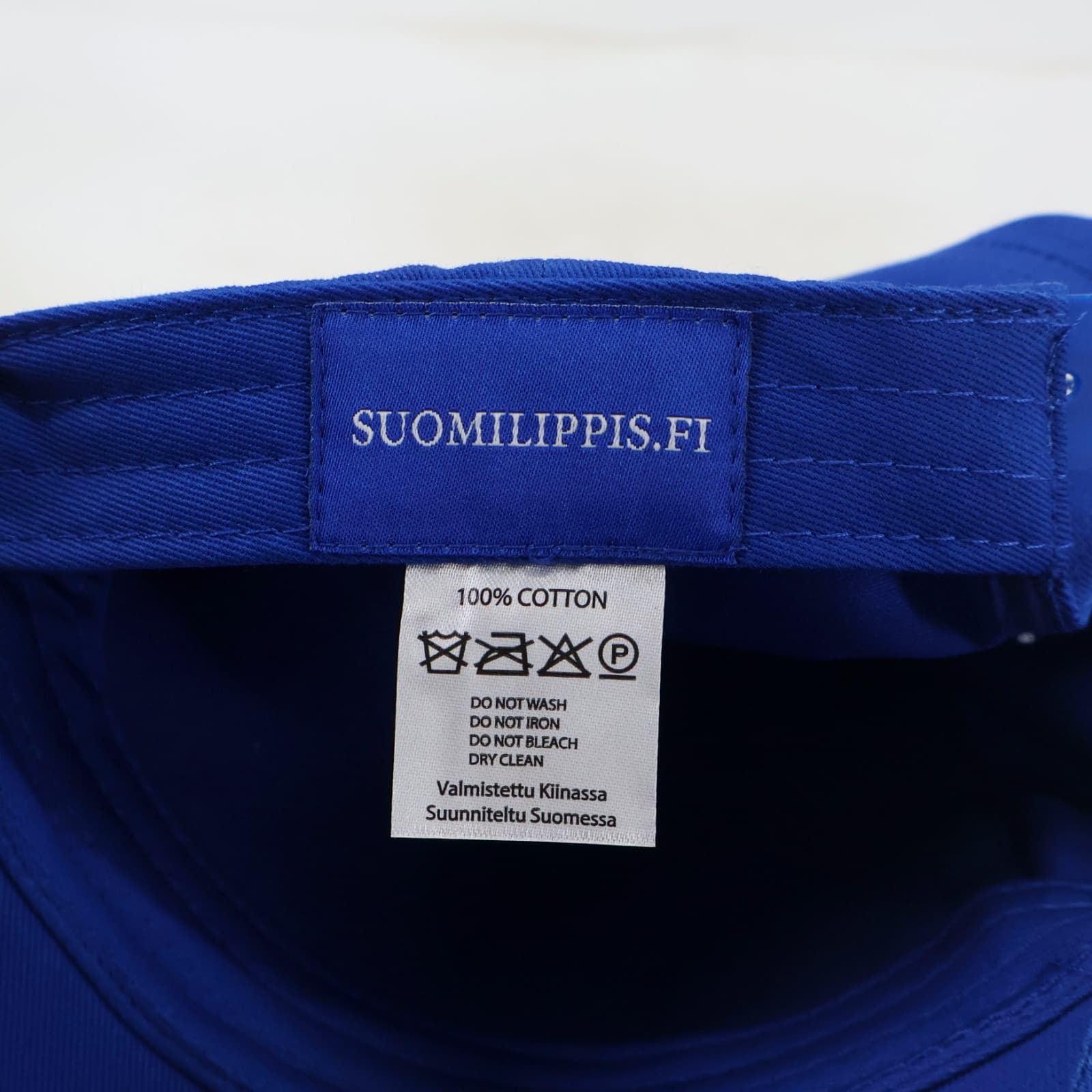 Lippiksen sisämerkki SUOMILIPPIS.FI ja hoito-ohjeet